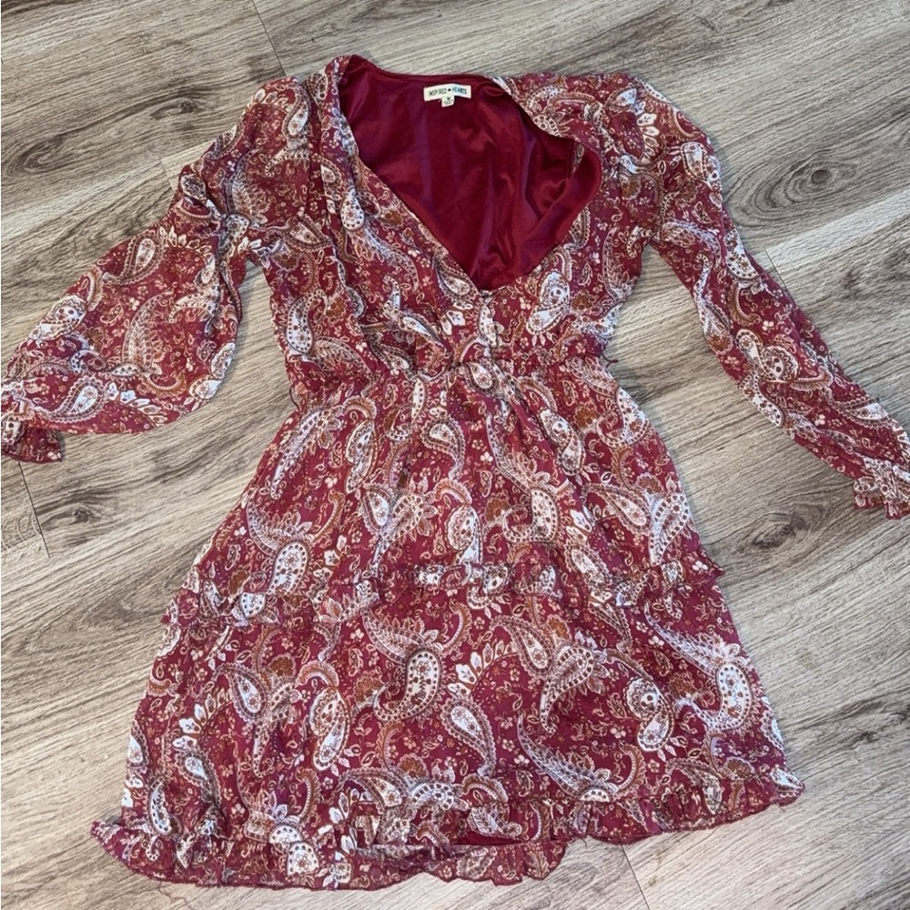Red summer dress
